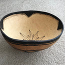 Hand-carved African Gourd Calabash Bowl - Afrilege