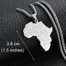 Africa map Pendant necklace - Afrilege