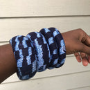 Bandjoun African Print Bangle Bracelets - Afrilege