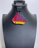 Arun African print drop earrings - Afrilege