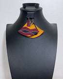 Chike African print drop earrings - Afrilege