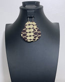 Aveye African print drop earrings - Afrilege