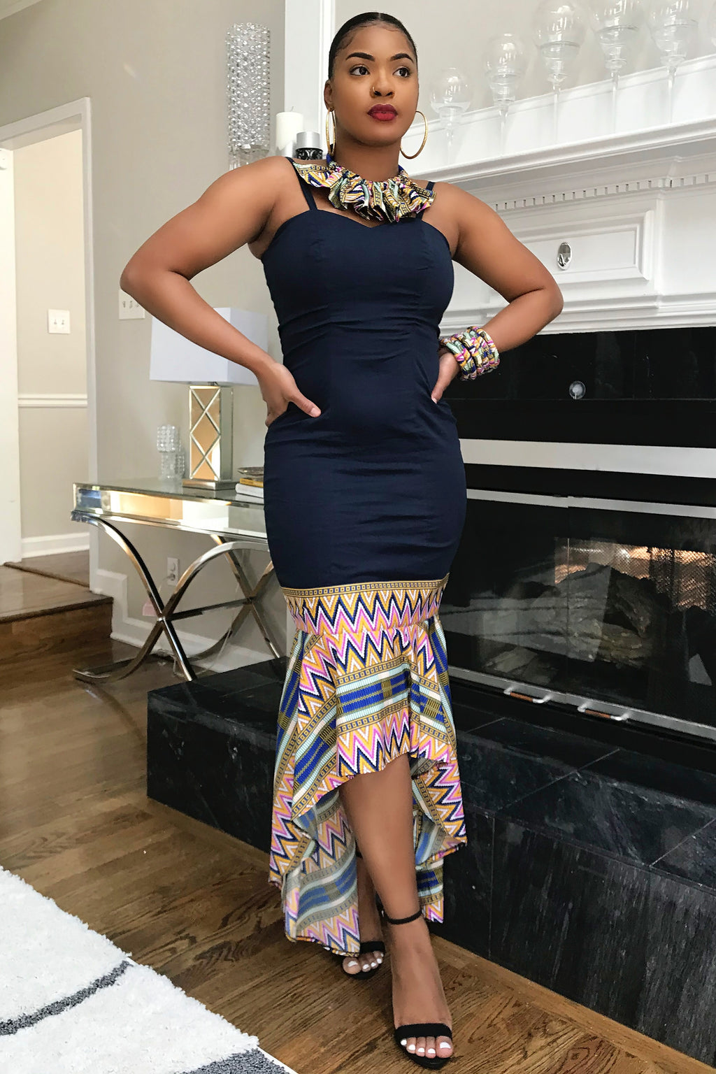 Makena Evening Cocktail Hi Lo Dress Afrilege Makena Evening Cocktail Hi Lo Dress Afrilege