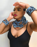 Bana African print choker necklace - Afrilege