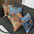 Bana Satin African Print Decorative Pillow Covers - Afrilege