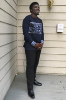 Bamileke Long Sleeves African Print Men Shirt - Afrilege