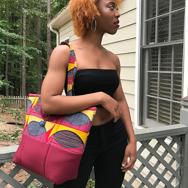 Arun African Print shoulder bag - Afrilege