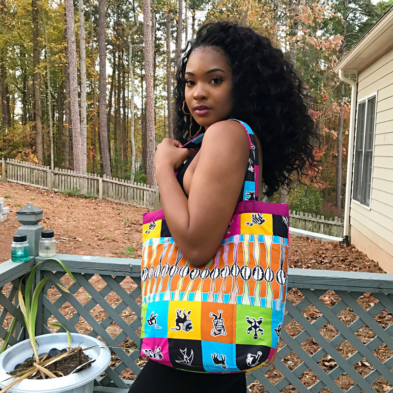 Lulu African Print shoulder bag - Afrilege