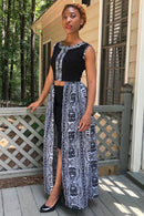 Zona Print Crop Top - Afrilege