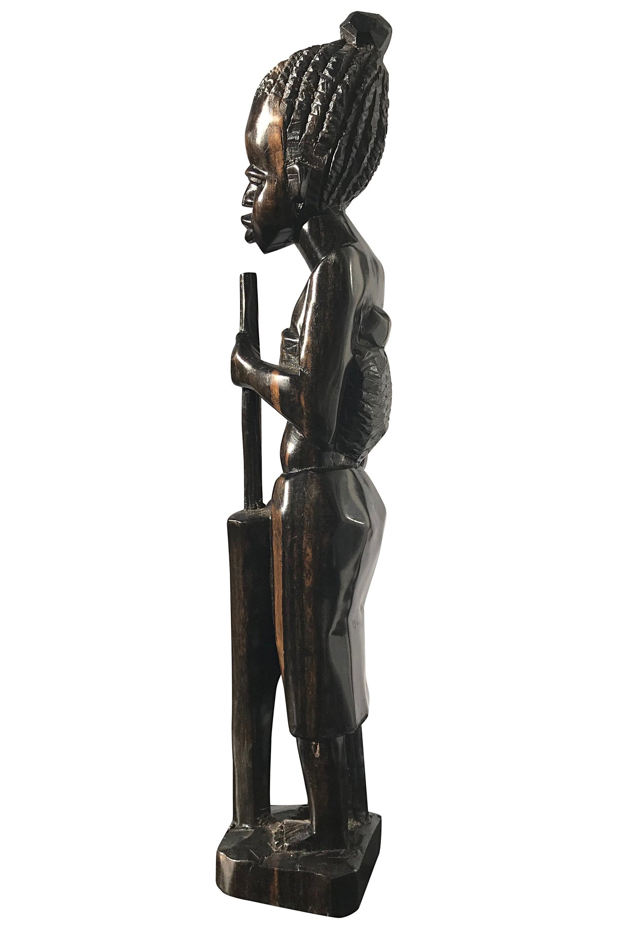 2024 Antique African Hand Carved Wood Female Figure/Sculpture /MEMsArtShop.