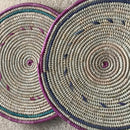 Colorful African hand woven trivets - Afrilege