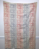 Blue & Red African Mudcloth Fabric from Mali - Afrilege