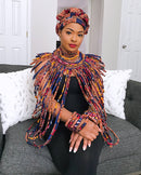 Carlita Multi Strand Rope Necklace - Afrilege