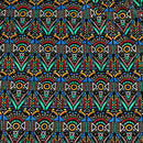 Seun Satin Silk African print fabric - Afrilege