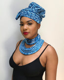 Ndop Africa Print Choker necklace - Afrilege
