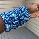 Ndop Large Ankara Bangles Bracelets - Afrilege