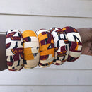 Chike Large Ankara Bangles Bracelets - Afrilege