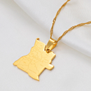 Angola Map Pendant Necklace - Afrilege