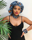 Bana African print choker necklace - Afrilege