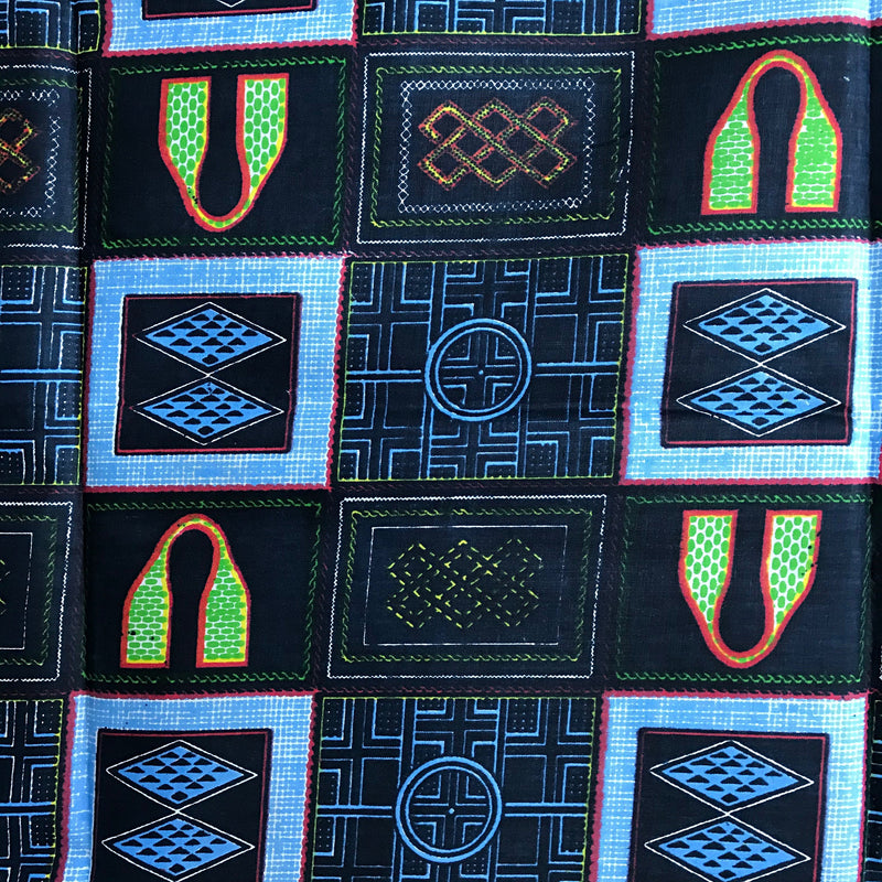 Atoghu African Wax Print Fabric by the yard - Afrilege