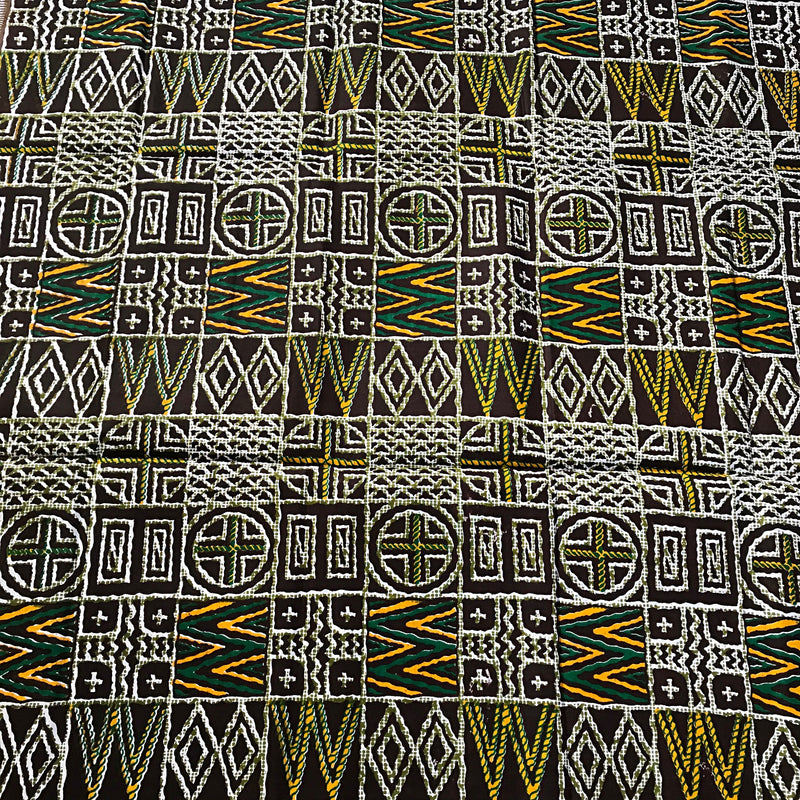 Bangangte Atoghu African Wax Print Fabric by the yard - Afrilege