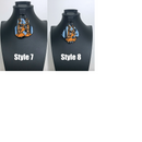 Bana Blue African print drop earrings - Afrilege