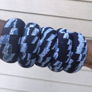 Bandjoun Large Ankara Bangles Bracelets - Afrilege