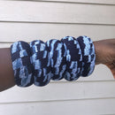 Bandjoun Large Ankara Bangles Bracelets - Afrilege