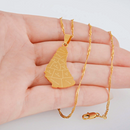 Barbados Map Pendant Necklace - Afrilege