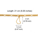 Barbados Map Ankle Bracelet - Afrilege