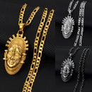 Benin Empire Mask Pendant necklace - Afrilege