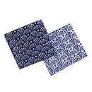 Black and White Satin Silk African print fabric ( Per Yard ) - Afrilege