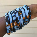 Bana African Print Bangle Bracelets - Afrilege