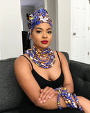 Mandisa African print choker necklace - Afrilege