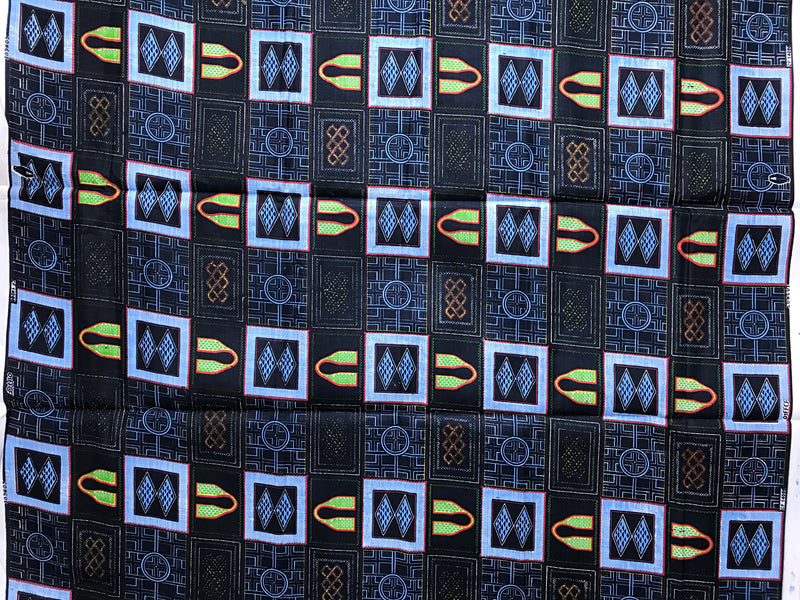 Atoghu African Wax Print Fabric by the yard - Afrilege