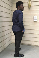 Bamileke Long Sleeves African Print Men Shirt - Afrilege