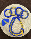 Adama African Print Knot Jewelry Set ( Necklace - Bracelets - earrings) - Afrilege