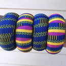 Adama Large Ankara Bangles Bracelets - Afrilege