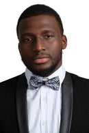 Val Black & white Bow Tie - Afrilege