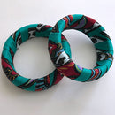 African Print Bangles Bracelets - Afrilege