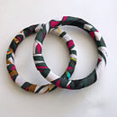 African Print Bangles Bracelets - Afrilege