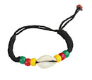 Beaded Cowry Flag Charmed Bracelets - Afrilege