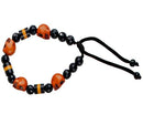 Beaded Skull Charmed Bracelet - Afrilege