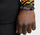"Diesel for successful living" Symbol Men Leather Bracelets - Afrilege