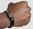 Flower Men Leather Bracelets - Afrilege