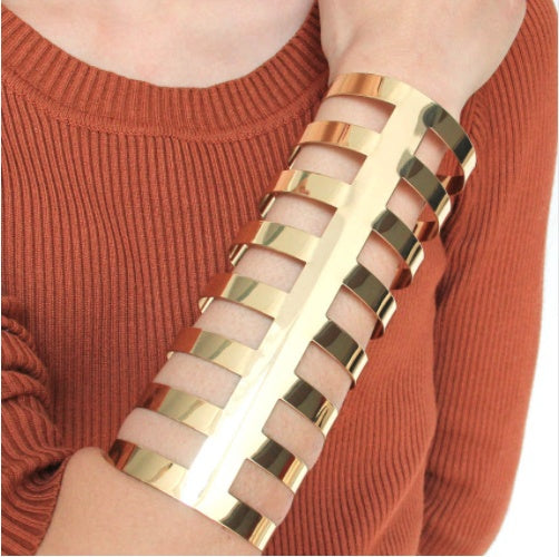 Geo maxi cuff bracelet - Afrilege