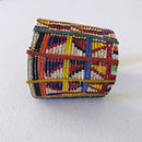 Maasai beaded Cuff bracelet - Afrilege