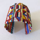 Maasai beaded Cuff bracelet - Afrilege