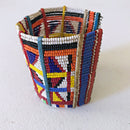 Maasai beaded Cuff bracelet - Afrilege