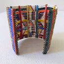 Maasai beaded Cuff bracelet - Afrilege